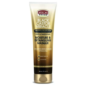 African Pride: Black Castor Miracle: Growth Protection Moisture & Detangling Masque