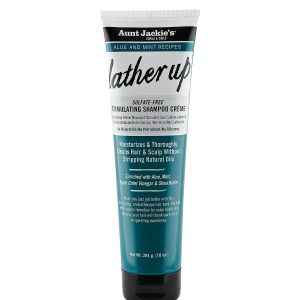 Aunt Jackie's Aloe & Mint Recipes Lather Up Sulfate Free Hair Moisturizing Shampoo Creme