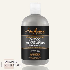African Black Soap Bamboo Charcoal Deep Cleansing Shampoo