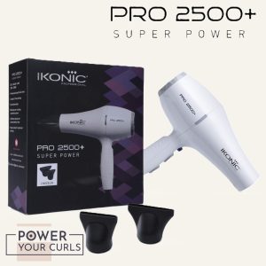 Ikonic Pro 2500+ Hair Dryer (White)